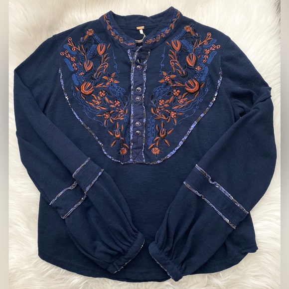 Free People Sundance Western Top - Picture 2 of 10